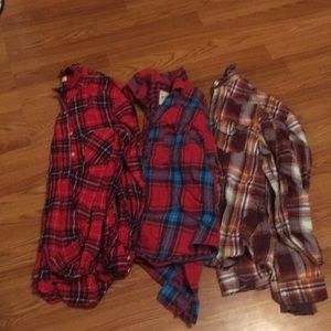 Group of 3 size large button ups
